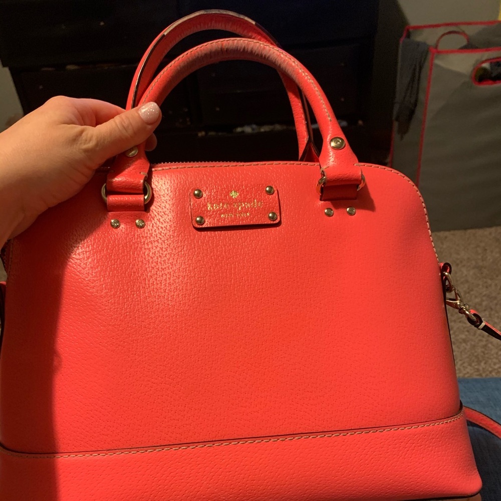 EUC Kate spade hot pink purse